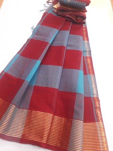 MANAMEDU COTTON SAREES WITH BLOUSE